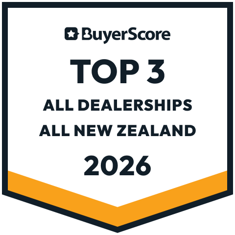 BuyerScore Award - Top 3 All Dealerships - All New Zealand 2026